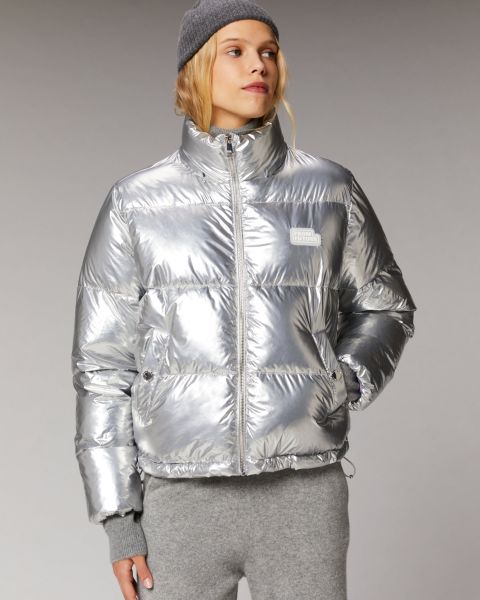Silver Women Outerwear Down Jacket Future ( H23 / Woman / Silver) From Future Coats & Jackets