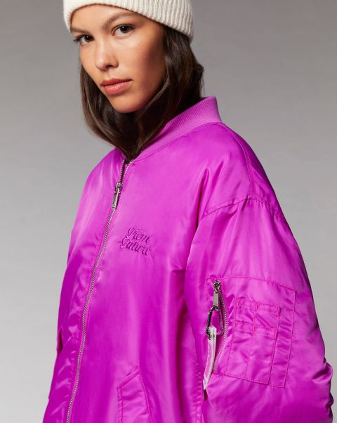 From Future Outerwear Bombers Jacket ( H23 / Woman / Dancing Pink) Coats & Jackets Dancing Pink Women