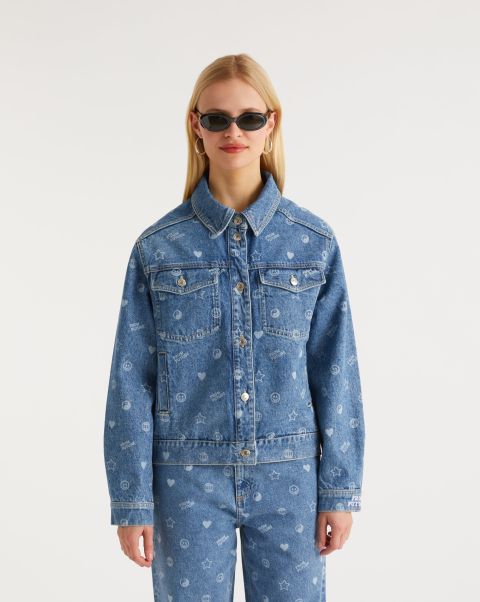 Coats & Jackets Light Blue From Future Laser Jacket (W22 / Woman / Light Blue) Women