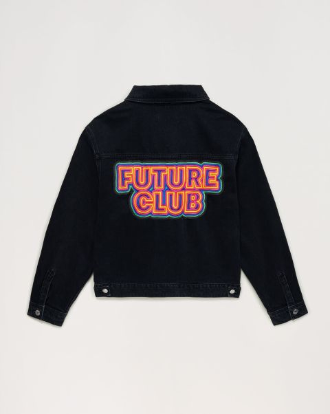 Black From Future Jean Future Club Neon Jacket (W22 / Woman / Black) Women Coats & Jackets