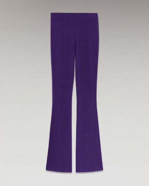 Pants Metallic Flare Pants ( H23 / Woman / Intense Purple) Intense Purple From Future Women