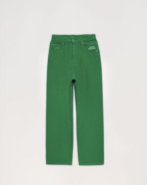 Women Jamie Jean Right Color (W22 / Woman / Green Lawn) From Future Vert Gazon Jeans