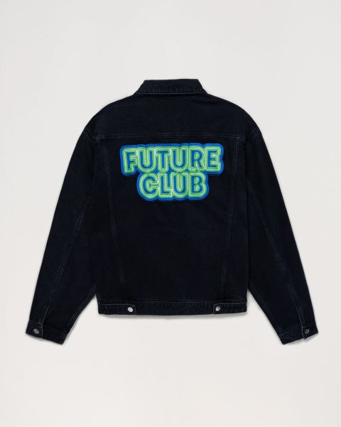 Coats & Jackets Future Club Neon Jacket (W22 / Man / Black) From Future Black Men