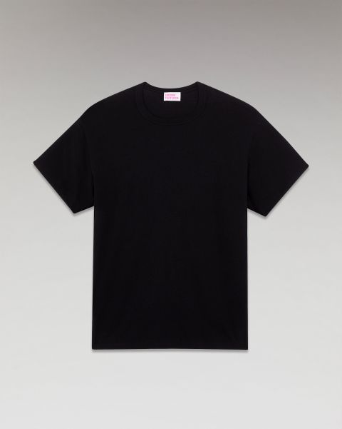 Black From Future Shirts & T-Shirts Basic Crewneck Short Sleeve T-Shirt ( H23 / Man / Black) Men