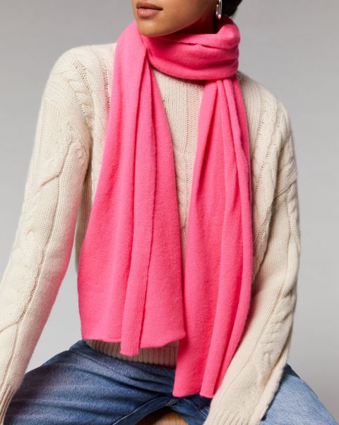 Cashmere Scarves Accessories From Future Holiday Pink Regular Basic Scarf (H23 / Accessories / Holiday Pink)