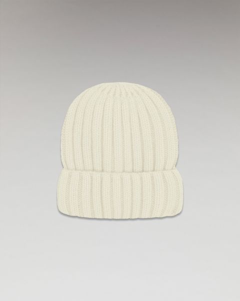 From Future Ribbed Cuffed Beanie (H23 / Accessories / Sand) Cashmere Beannies Desert Sand Accessories