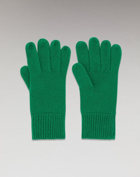 Winter Green From Future Regular Basic Gloves (H23 / Accessories / Winter Green) Cashmere Gloves Accessories