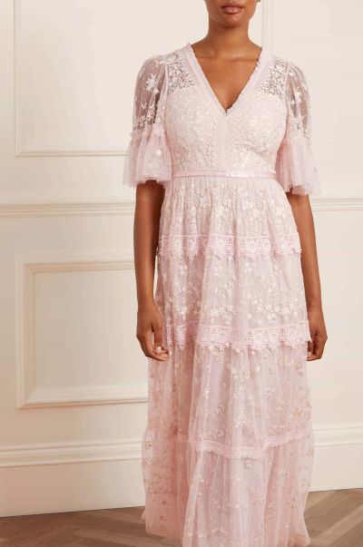 Dresses Pink Araminta Lace Gown Sturdy Needle & Thread Women