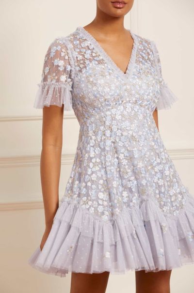 Dresses Introductory Offer Evening Primrose Micro Mini Dress Needle & Thread Blue Women