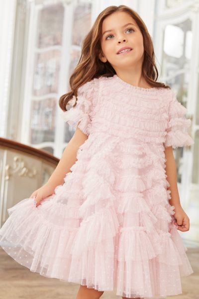 Mummy & Me Pink Marilla Ruffle Kids Dress Women Discover Needle & Thread