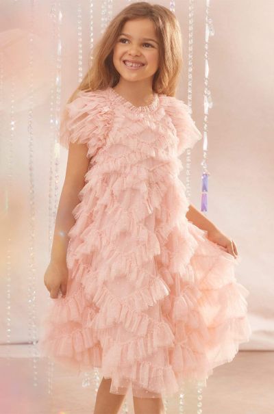 Offer Needle & Thread Pink Genevieve Kids Dress Women Mummy & Me