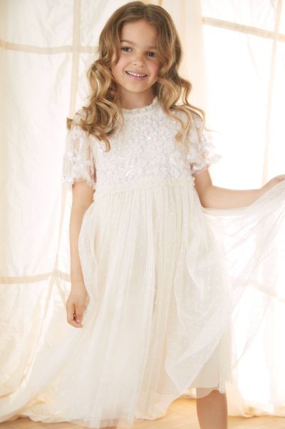 Reliable Champagne Kids Needle & Thread Lilybelle Sequin Kids Dress Embellished Dresses